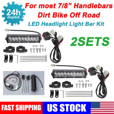 Kit de iluminación barra de luz LED para Honda CRF125 CRF150F CRF250R CRF450R EE. UU. Foto 1 de 4