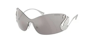 SWAROVSKI SK7020 40016G Silver Light Grey Mirror Silver 34 mm Women's Sunglasses - Picture 1 of 2