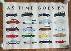 VOLVO AUTOMOBILE "As Time Goes By" 1927-1986 Vintage Poster RARE '86 orig ~ WOW!