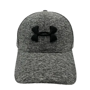 Under Armour Gray Fitted Baseball Hat Cap Size L/XL Stretch Fit Gray Polyester - Picture 1 of 9
