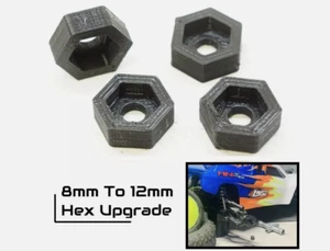 8mm auf 12mm Big Wheel Umbausatz für Losi Mini-T 2.0 & Mini-B für 1/10 Reifen - Bild 1 von 2