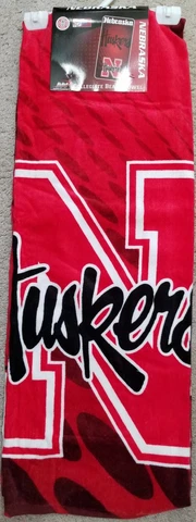 Nebraska Cornhuskers Sports Towel 59×29, New With Tags Cover