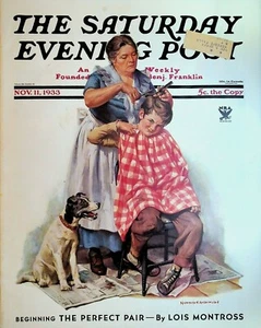 Saturday Evening Post November 11 1933 Harold Anderson Alice Duer Miller - Picture 1 of 3