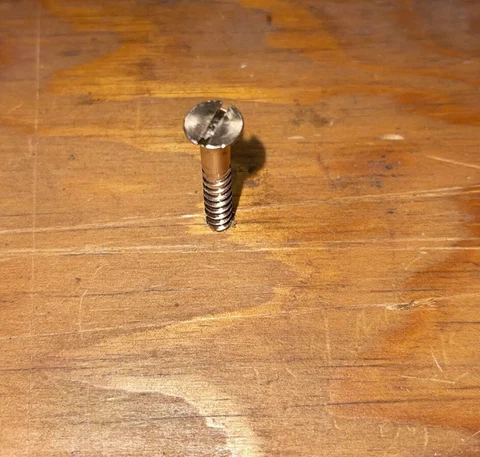Wood Screws Slotted Flat Head Bronze # 12 X 3/4 Cover