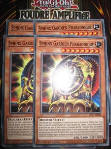 YU-GI-OH! PLAYSET (LOT DE 4) SPHINX GARDIEN PHARAONIQUE LIOV-FR074 ED 1 NEUF - Bild 1 von 1