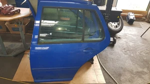 Tür hinten Links VW GOLF 4 GTI Blau LW5Z Komplett - Bild 1 von 2