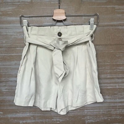 Scotch & Soda Maison Scotch NWT Paperbag Shorts Tan Boho Preppy Womens S - Image 1 of 4