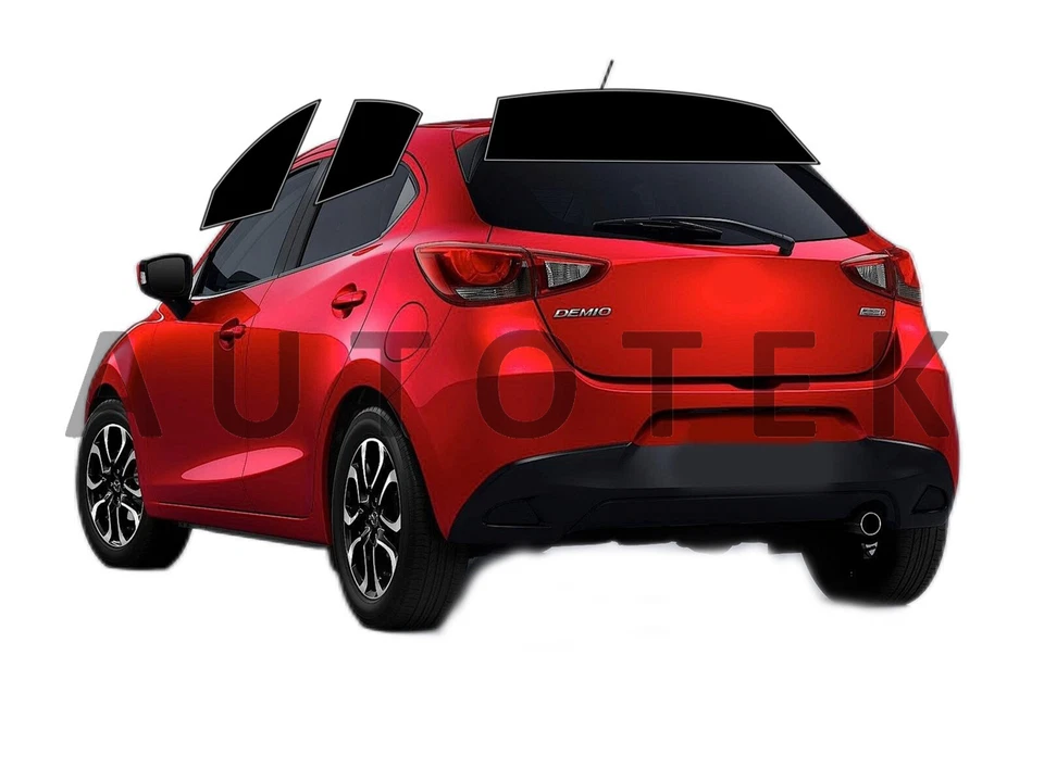 Película premium precortada para todos los lados ventana cualquier tono para Mazda 2 escotilla 2011-2016 Foto 1 de 4