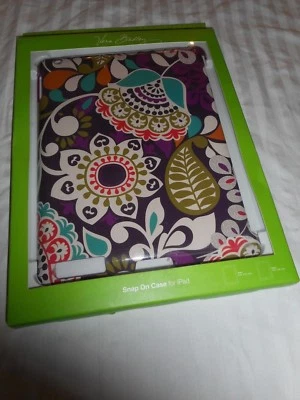 Vera Bradley Snap On Case for iPad 2 or iPad 3 Plum Crazy NEW MSRP $48 - Image 1 of 2