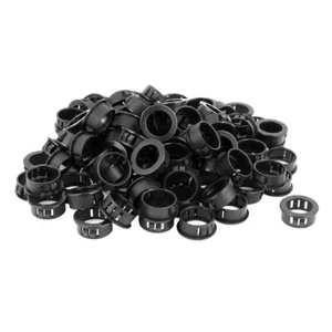 100pcs Casquillo de Protector de pasacables de cable negro de 25mm montaje - Imagen 1 de 1