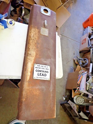 Винтажная боковая дверь газового насоса Tokeim 300 с фарфоровой вывеской - Изображение 1 из 4