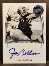 2007 Press Pass Legends JOE BELLINO Saturday Signatures Auto Heisman Navy 