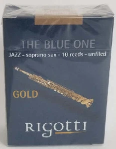 Cañas de saxofón soprano de corte jazz dorado Rigotti - 10 por caja - Imagen 1 de 21