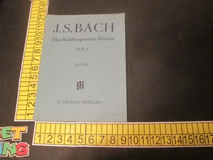 J.S. Bach Das Wohltemperierte Klavier Teil I Urtext G. Henle Verlag (Piano) - Bild 1 von 5