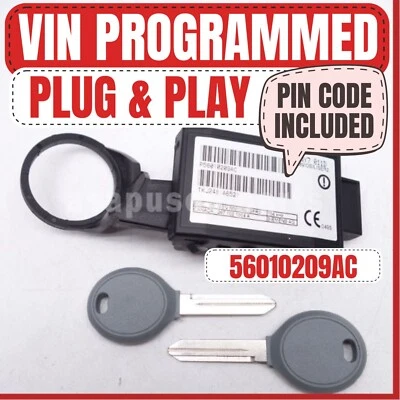 📮2001-2006 Jeep Wrangler 2002-2004 Liberty Immovilizer 56010209AC Plug & Play Foto 1 de 4