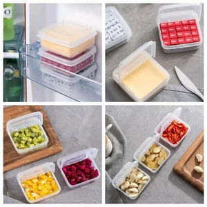 4 pc Multi-purpose Plastic Storage Container with Flip Top Lid - Picture 1 of 6