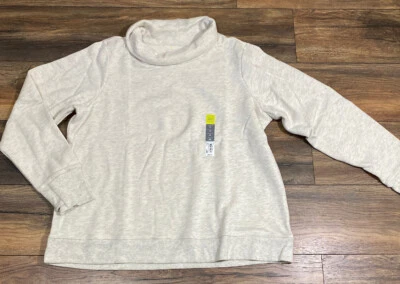 Tek Gear Ultrasoft Fleece Moonbeam Heather Sweatshirt Athletic Wear Plus Sizes - Image 1 of 2