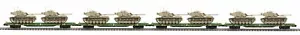 Coche plano de 4 autos 60' especial sin catalogar MTH 20-92285 del ejército de EE. UU. con juego de 4 autos - Imagen 1 de 1