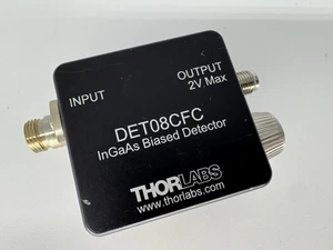 Thorlabs DET08CFC InGaAs Biased Detector, FC/PC Input, 800–1700 nm, 5 GHz Bandwi - Picture 1 of 8