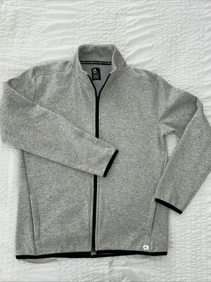 New NWOT GAP Kids Fit Jersey Fleece Lined Jacket Gray Size XXL 14-16 Pockets Run - Image 1 of 4