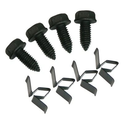 1969 Pontiac GTO para-choque traseiro canto suporte hardware 8 peças - Imagem 1 de 4