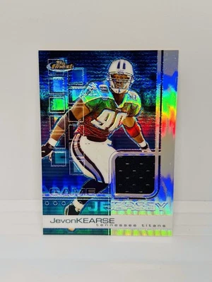 2002 Topps Finest JEVON KEARSE Game Jersey Refractor /250 Titans #72 - Image 1 of 2