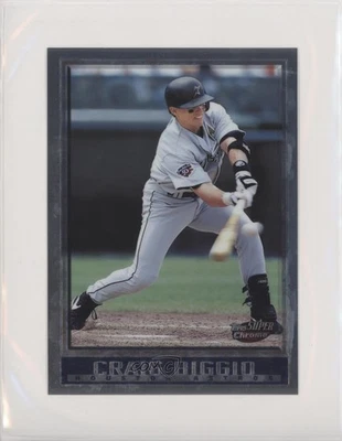 1998 Topps Super Chrome Jumbos Craig Biggio #26 HOF - Image 1 of 2
