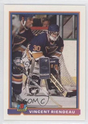 1991-92 Bowman Vincent Riendeau #372 - Image 1 of 2