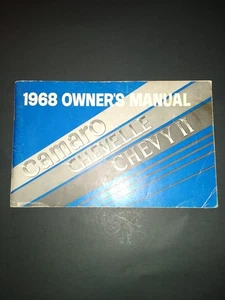 1968 Owners Manual For Camaro Chevelle Chevy II - Picture 1 of 4