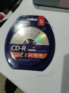 Memorex CD-R 52X 700 MB 80 Min 5 Pack Recordable Blank Music Data Disc New - Picture 1 of 7