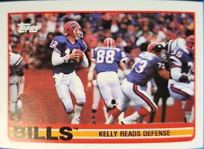 1989 Topps - #40 Jim Kelly - Image 1 of 2