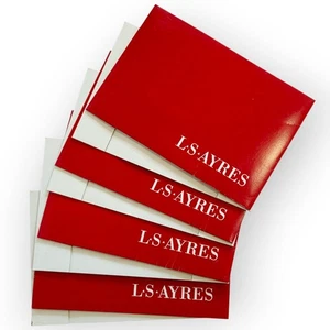 LS Ayres Geschenkbox 4er Set rot weiß Kaufhaus Indianapolis Indiana Macys - Bild 1 von 12