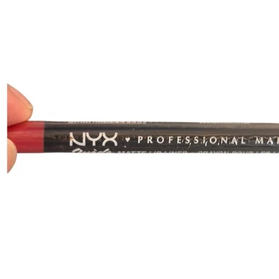 NYX Matte Pink Lip Liner Pencil Suede Matte Lip Liner in Life's A Beach SMLL02 - Image 1 of 4