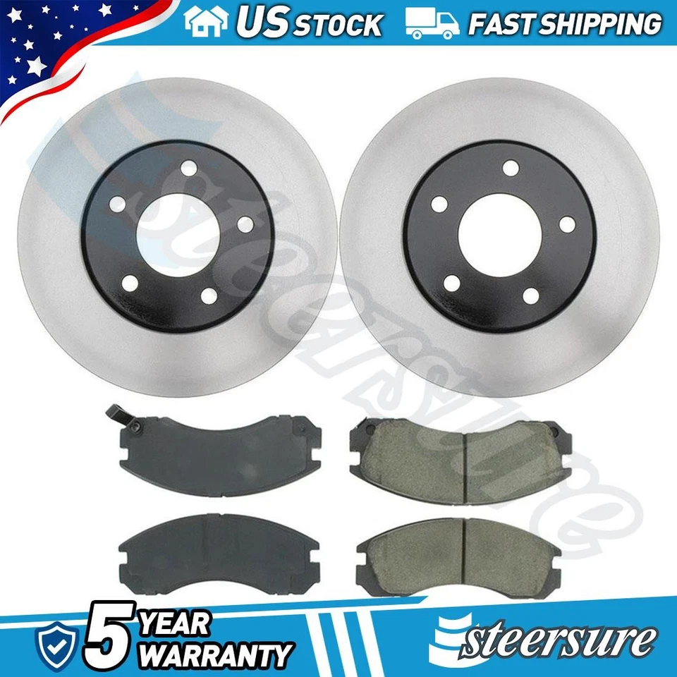 Juego de pastillas de freno de disco delanteras rotor de freno de disco para Mitsubishi Galant 2000-2000 Foto 1 de 4