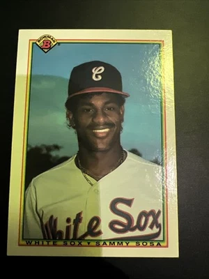 1989 Bowman Baseball SAMMY SOSA #312 RC Rookie And 91 Topps #414 - Imagem 1 de 4