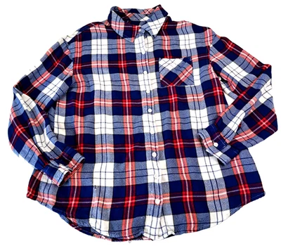 Justice идеальный клетку рубашка девочек 14/16 на пуговицах мягкий удобный повседневный уютный - Изображение 1 из 4