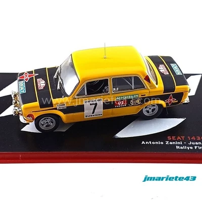 Seat 1430 FU 1800 #7 A. Zanini - J. Petisco Rally Firestone 1976 1:43 Foto 1 de 4