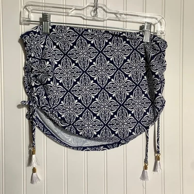 La Blanca LB1JB91 Skirted Ruffle Hipster Bottom Size 6 US Indigo defect - Image 1 of 4