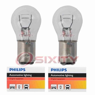 2 pc Philips Tail Light Bulbs for Renault Alliance Encore 1983-1986 jh - Image 1 of 4