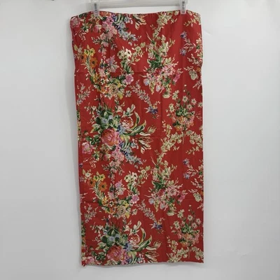 Vintage Ralph Lauren Pillowcase Belle Harbor KING Red floral Classic Country - Image 1 of 4