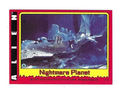 1979 Topps Alien No36 Nightmare Planet (упаковка свежая) - Изображение 1 из 2