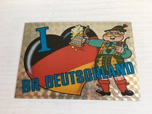 1 ADESIVO FANTASTICKERS I LOVE BR DEUTSCHLAND PANINI - Picture 1 of 2