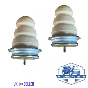 2X REAR SUSPENSION LEAF SPRING BUMP STOP RUBBER FOR FIAT DUCATO BOXER 2006-ON - Picture 1 of 12