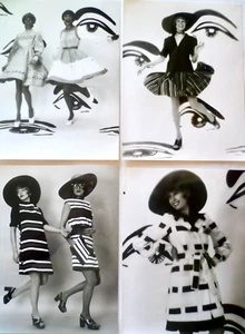 4 ORIGINAL VINTAGE MODEFOTOS JACQUES ESTEREL FRÜHLING SOMMER 1973 - Bild 1 von 7