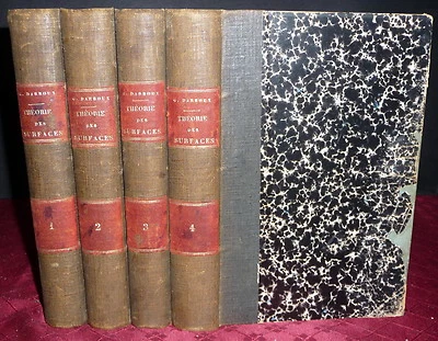 Darboux, Theorie Generale des Surfaces 1sEd Differential Geometry of Surfaces 4V - Image 1 of 4