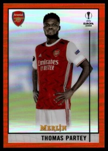 2020 Merline UEFA Orange Refractor Thomas Partey 06/25 #2 - Picture 1 of 2