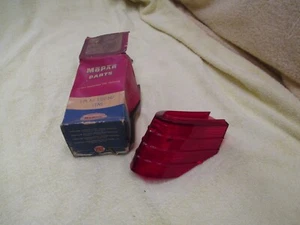 Mopar 1300567 Lens, Vintage Taillight Lens, NOS, M9 - Picture 1 of 8