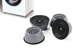 Piedini Antiscivolo Antivibrazione Supporto Lavatrice 4PZ Universale In Gomma - Foto 1 di 6