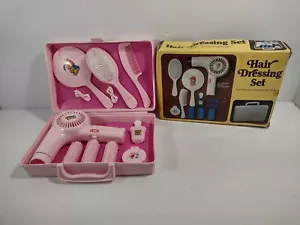 Vintage Hair Dressing Set Friendly Home Parties Kids Girls Doll Pretend Play Toy - Picture 1 of 5