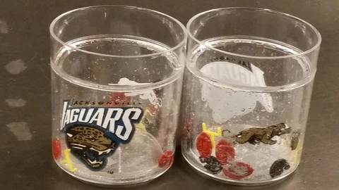 NFL Jacksonville Jaguars 12oz Plastic Tumblers, NEW (Lot of 3) Cover
